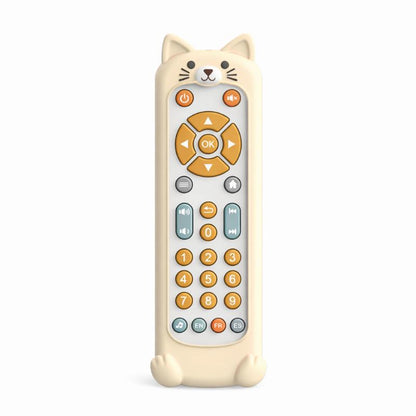 Colorful baby musical remote toy designed to enhance sensory and fine motor skills.