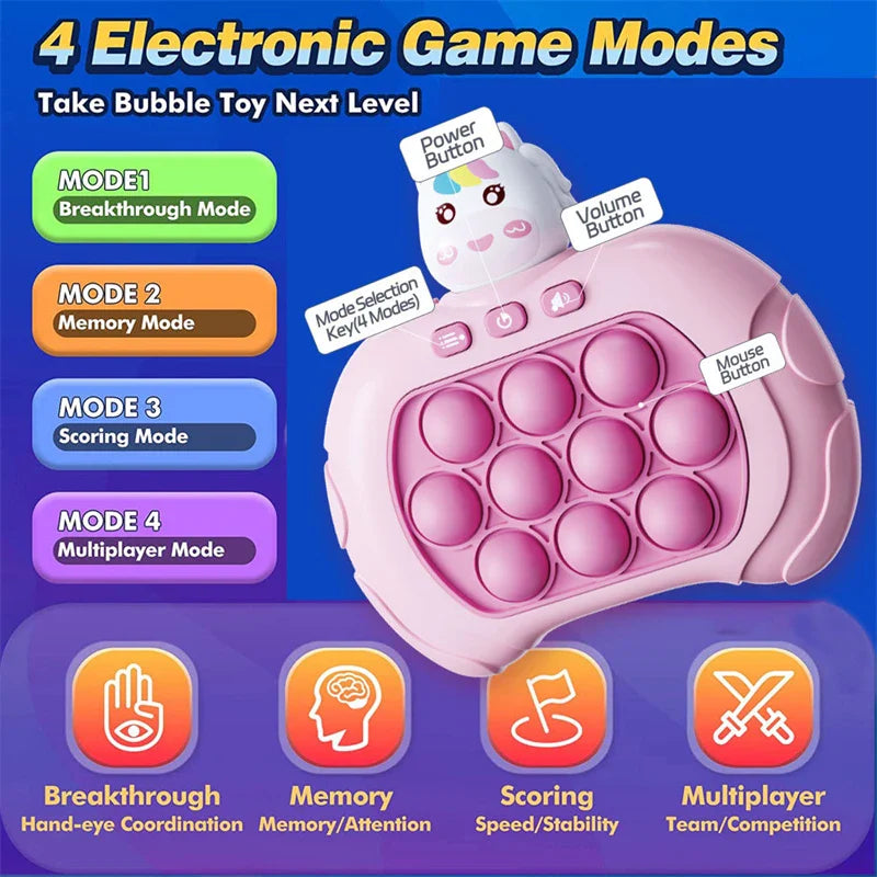 Toddler Pop Bubbles Game Machine, a fun and educational baby toy promoting sensory play