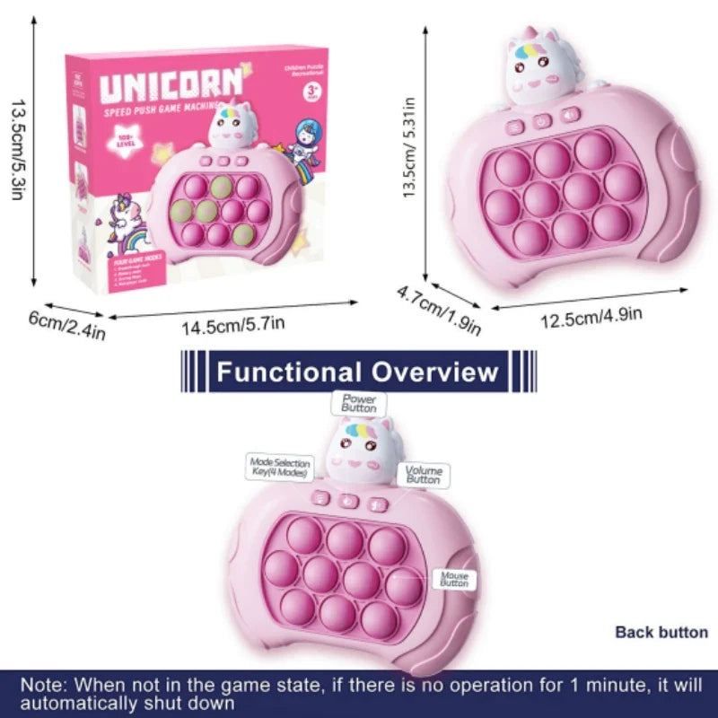 Developmental Pop Bubbles Game Machine for babies, focusing on hand-eye coordination
