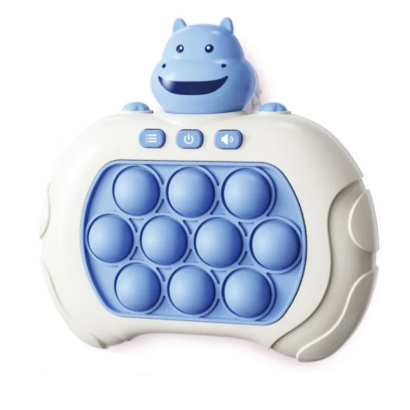 Sensory play Pop Bubbles Machine, an interactive baby toy for early learning and fun