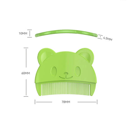 Yellow baby bath accessory: silicone head massage brush with easy-grip handle
