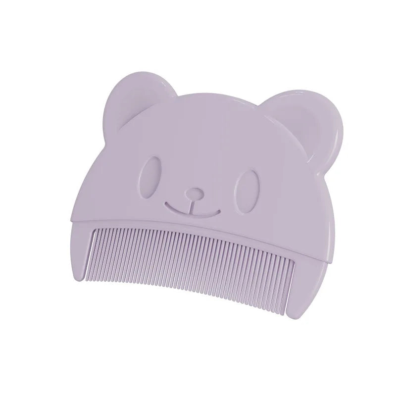 Close-up of a baby's soft silicone bath brush, showing flexible bristles for comfort