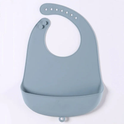 Baby accessories: set of two silicone bibs, great for gifting new parents