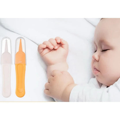Pair of baby cleaning tweezers, a must-have for infant hygiene and ear care