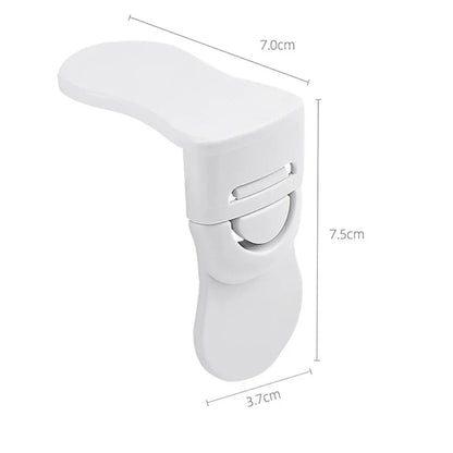 Invisible child safety cabinet locks, white toddler proof drawer latches for home