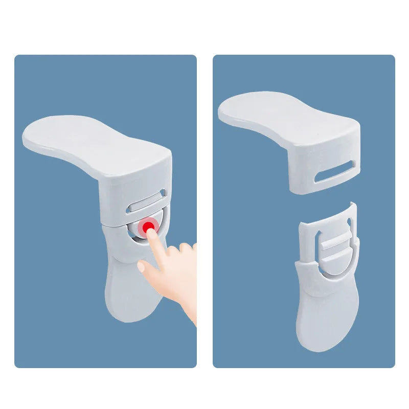Child safety drawer and cabinet locks, essential baby gear for home security