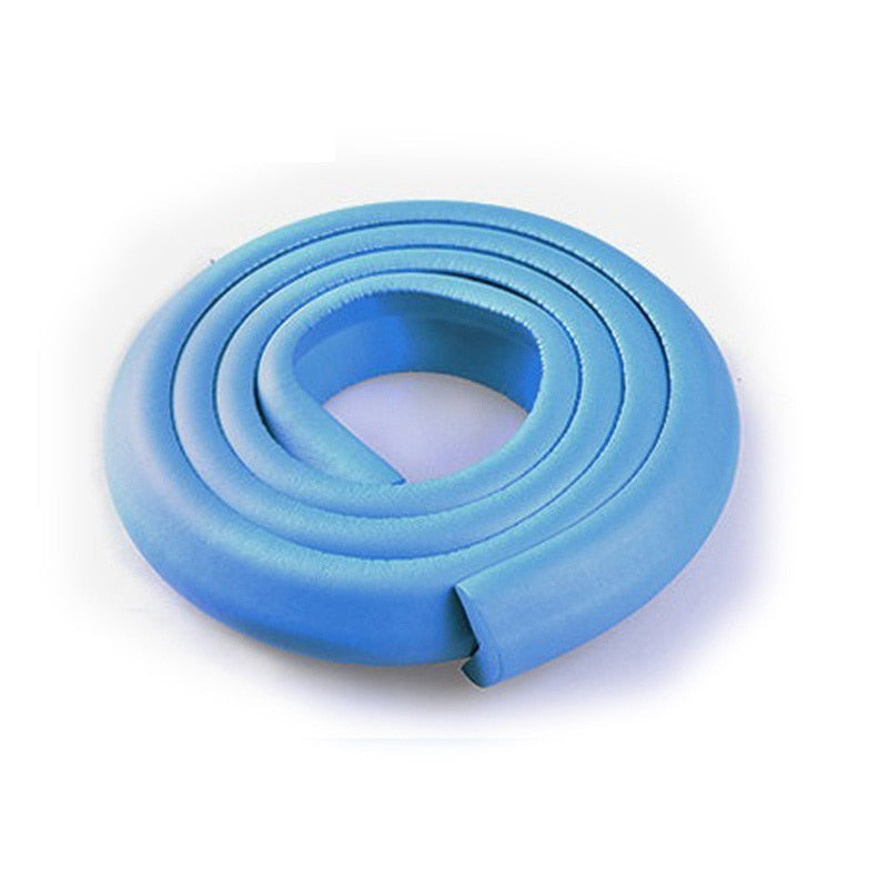 Modern home childproofing: sleek furniture corner and edge protectors for baby safety.