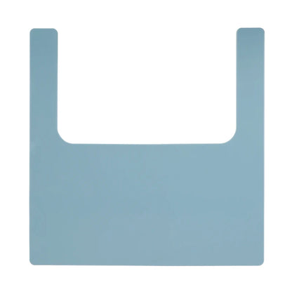 Grey silicone high chair feeding mat, modern and practical baby accessory