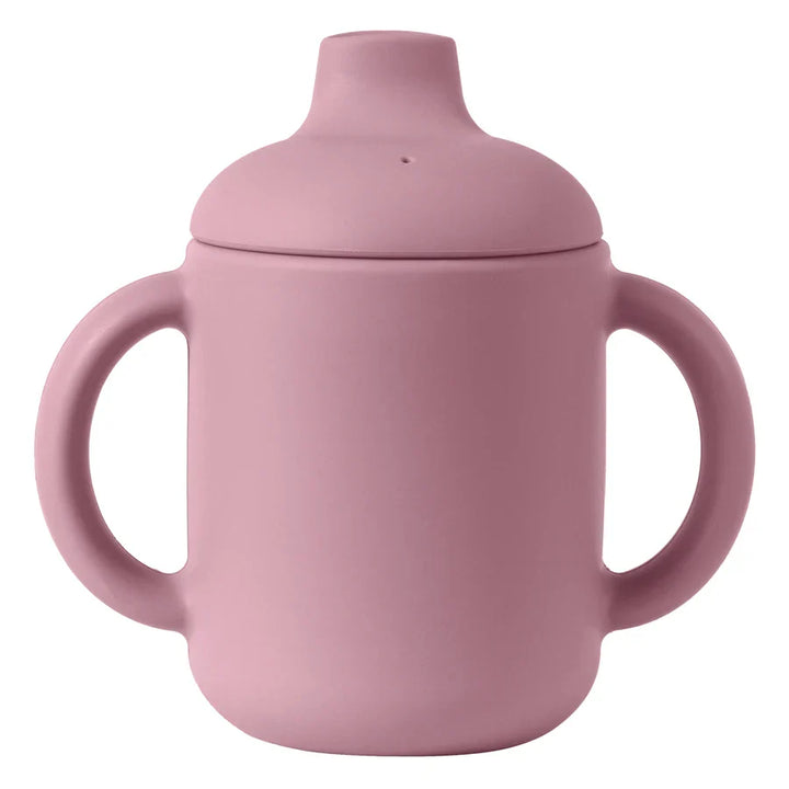 Set of baby silicone learning cups in various pastel colors, great for gifting.