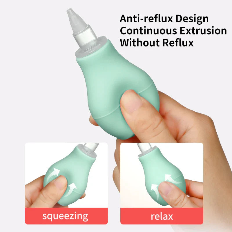 Manual baby nasal aspirator, essential infant care tool for congestion