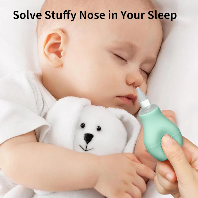 Newborn silicone nasal cleaner for clear breathing & baby health