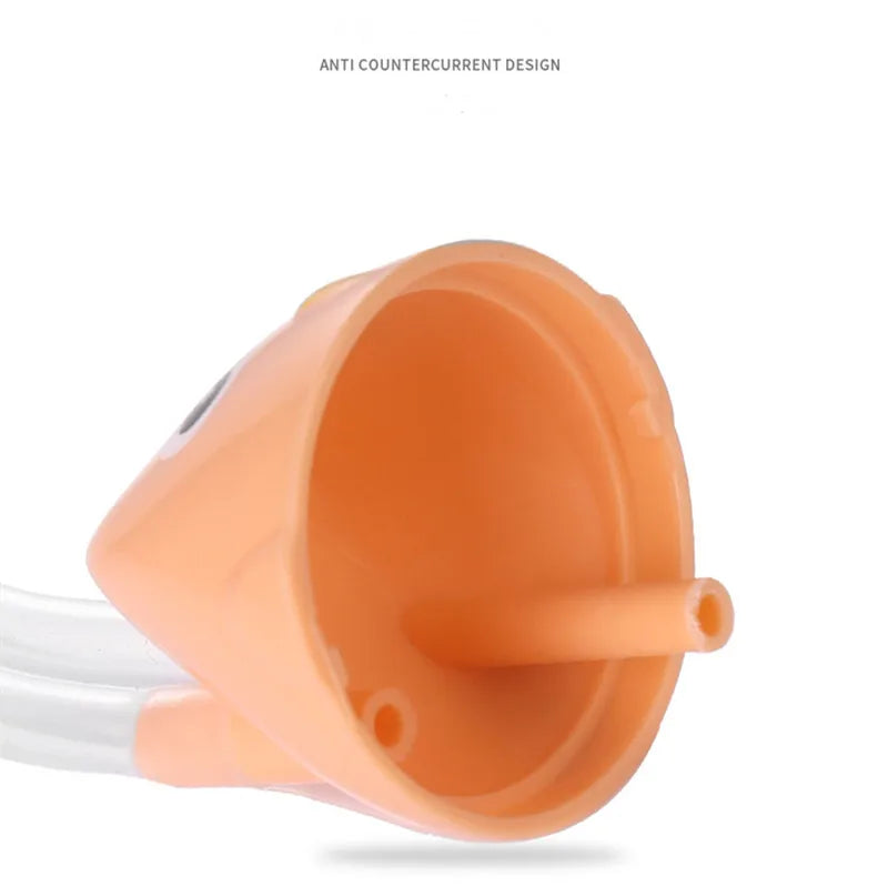 Odorless silicone baby aspirator, ensures comfort for infant nasal cleaning