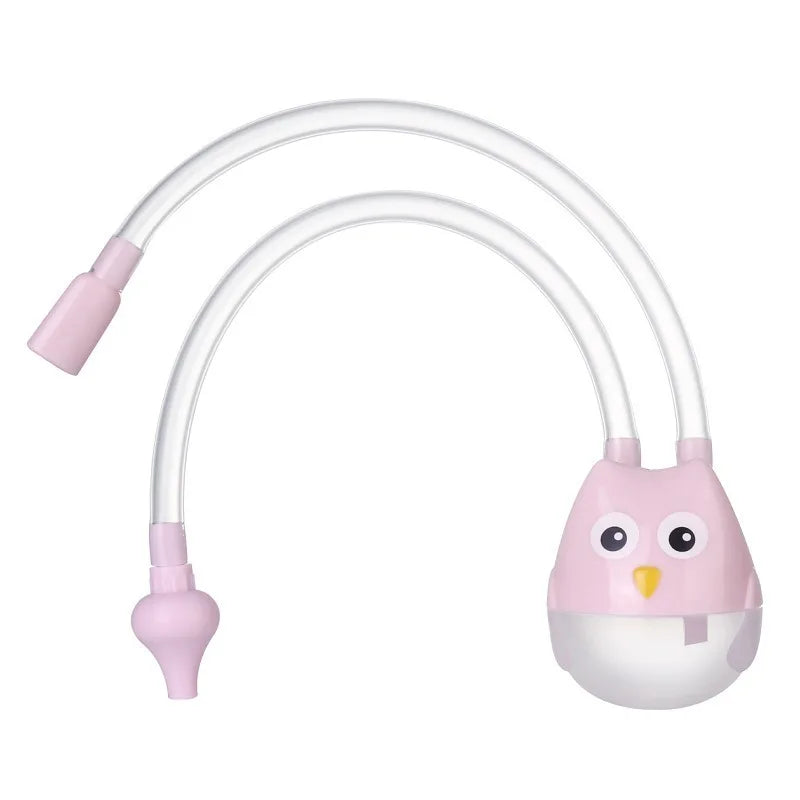 Silicone nasal aspirator in a clean, minimalist design, ideal for baby hygiene