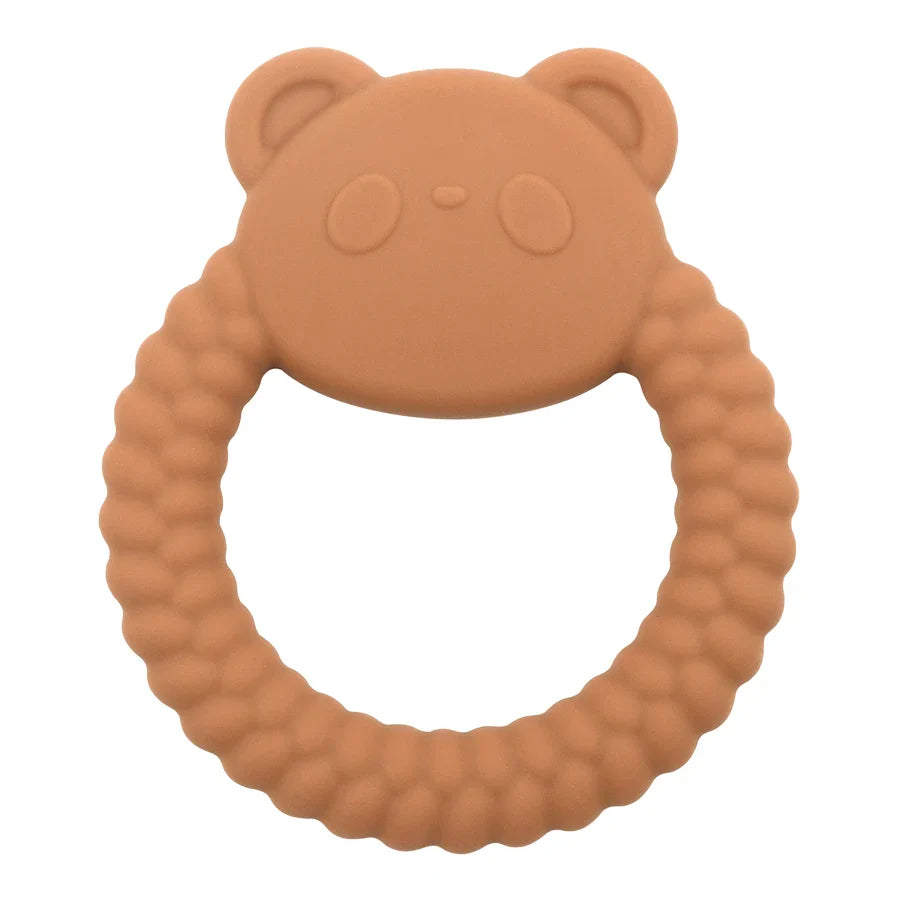 Teething relief for babies with this adorable and safe silicone panda teether.