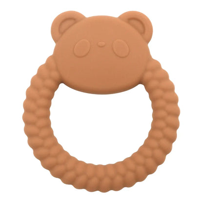 Teething relief for babies with this adorable and safe silicone panda teether.