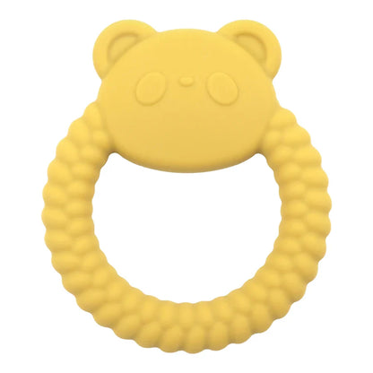 Baby boy/girl silicone panda teether, a practical and cute accessory for teething infants.