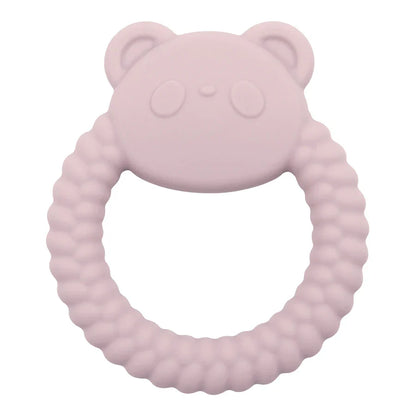 High-quality silicone panda teether, a B PA-free infant teething toy for baby shower gifts.