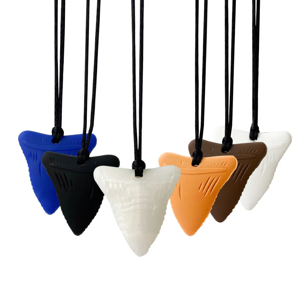 Stylish baby teether necklace in mint green, doubles as a nursing accessory and chew toy for infants.