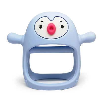 Cute animal-shaped baby silicone teether, a perfect baby gift for teething relief