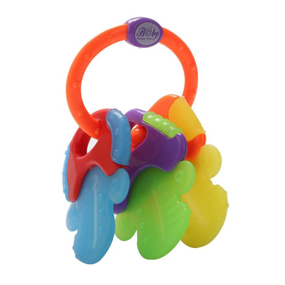 Set of colorful baby cold gel teething pacifiers for infant health and teething relief