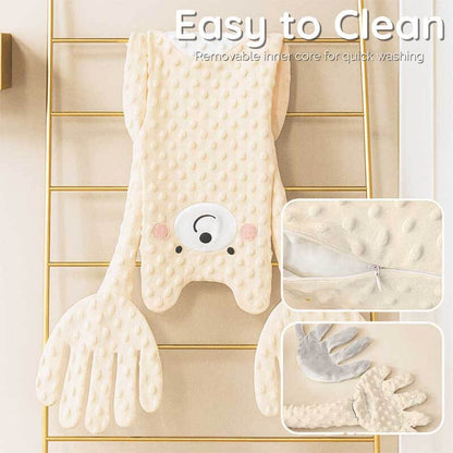Gentle baby soothing doll, with integrated patting for comforting sleep in the nursery