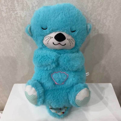 Newborn essentials: rhythmic breathing otter plush, a perfect baby gift for soothing comfort