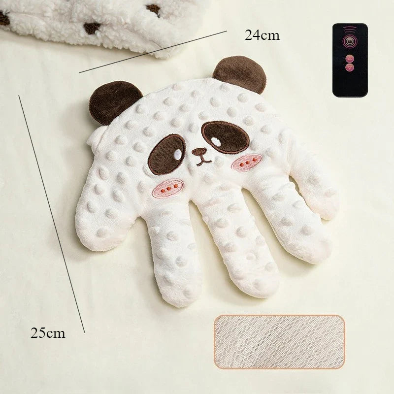 Baby Soothing Patting Pillow on a changing table, ready for comforting newborn sleep & anti-startle
