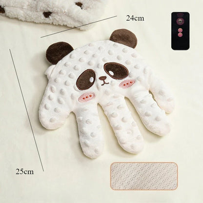Baby Soothing Patting Pillow on a changing table, ready for comforting newborn sleep & anti-startle