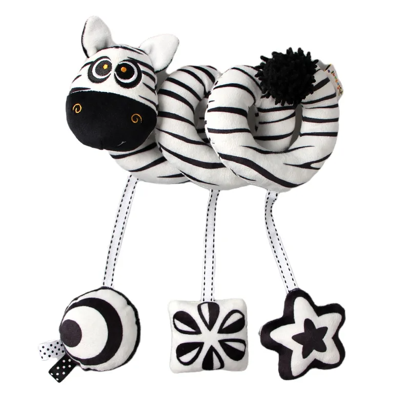 Pram activity toy, soft spiral design, ideal for keeping baby active and curious