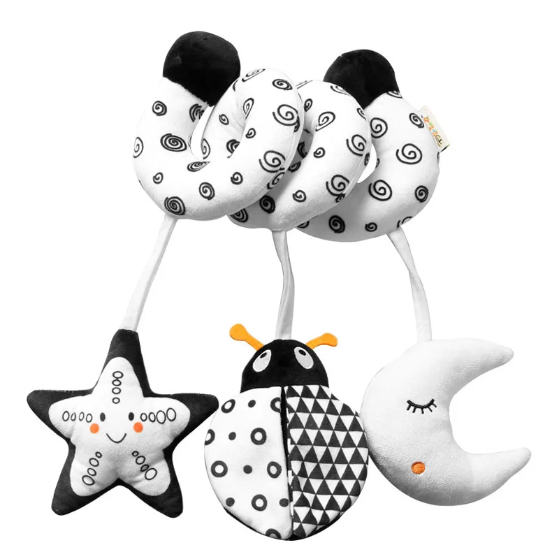 Baby car seat spiral toy, interactive and engaging, ideal for long journeys or short trips