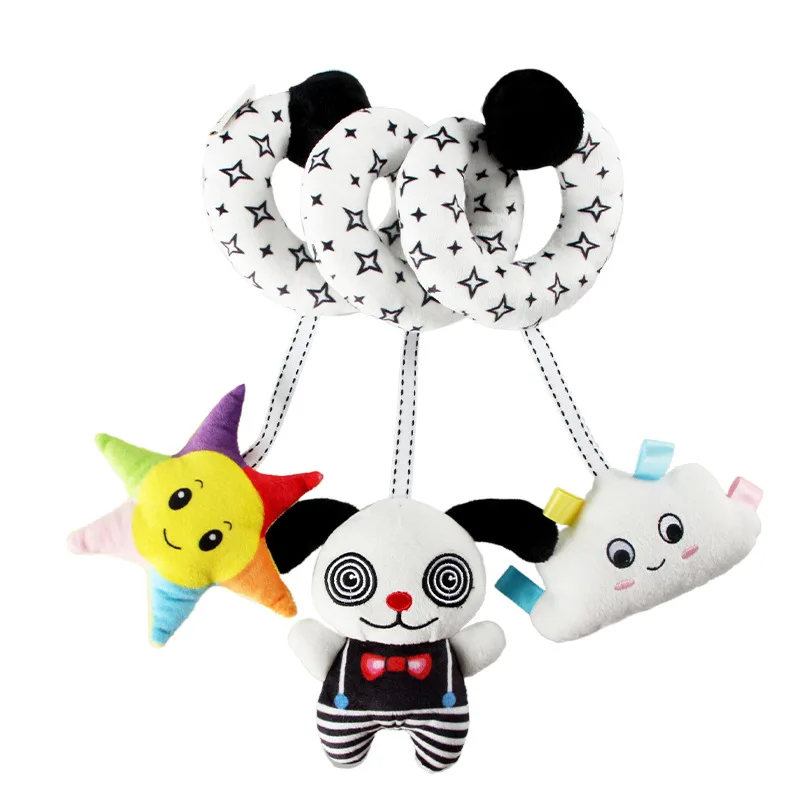 Car seat spiral baby toy, easy to attach and remove, provides endless entertainment for infants