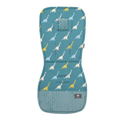 Universal baby stroller cushion, fits most strollers, soft cotton blend for toddler support.