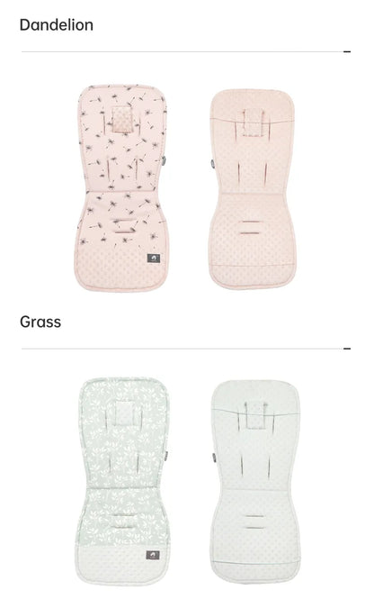 Ergonomic design baby stroller cushion, cotton blend for optimal infant head & body support.