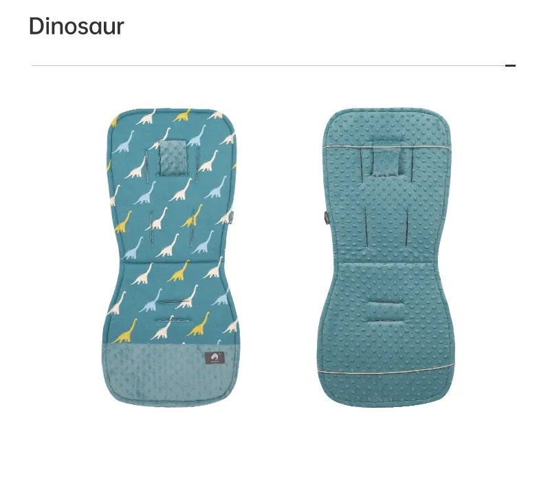 Lightweight baby stroller cushion, cotton & polyester for easy installation, toddler accessory.
