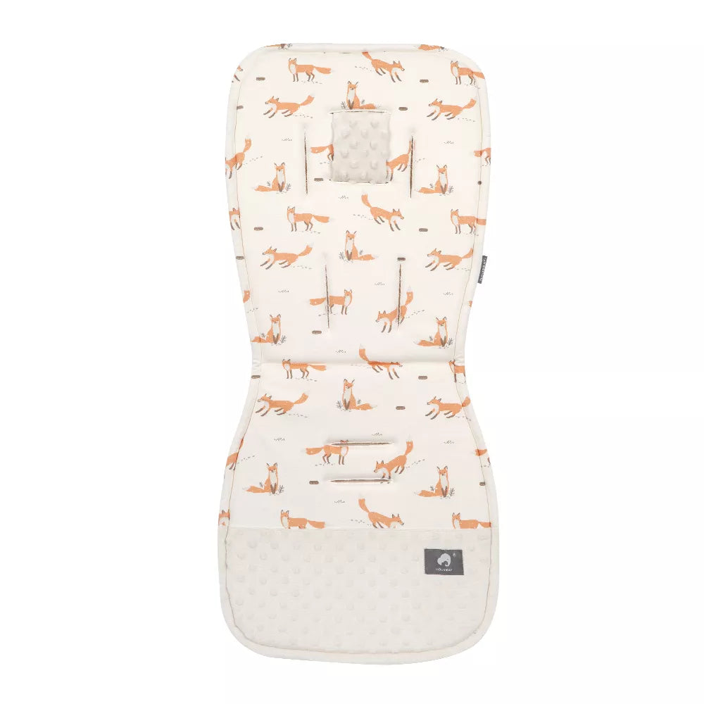 Stroller cushion with breathable cotton surface, perfect for baby comfort and infant support.