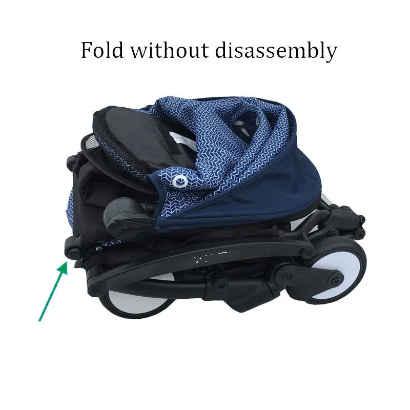Infant stroller footboard accessory, black, designed for baby travel and comfort