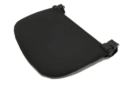 Detachable stroller leg rest, black, for pushchairs, offering foot support for children