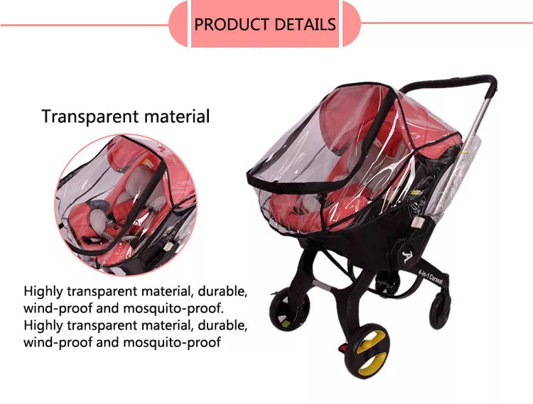 Everyday essential: black stroller organizer, designed for convenience and efficiency while out with baby