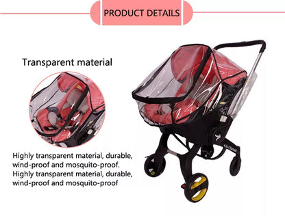 Everyday essential: black stroller organizer, designed for convenience and efficiency while out with baby