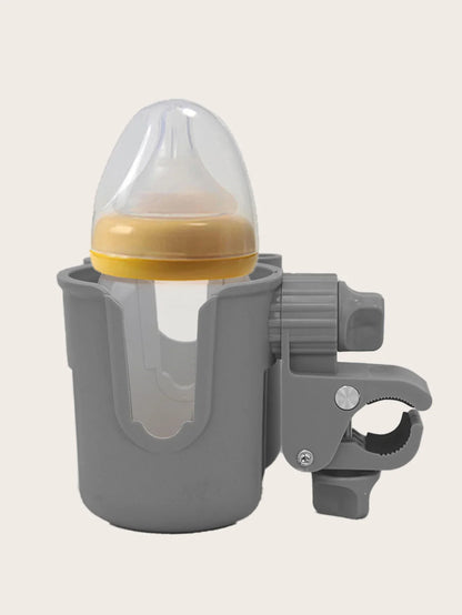 Easy-to-install stroller phone and bottle holder, perfect for active parents and essential baby gear.