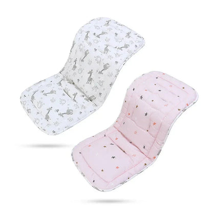 Four seasons baby stroller seat pad, hypoallergenic cotton for sensitive infant skin