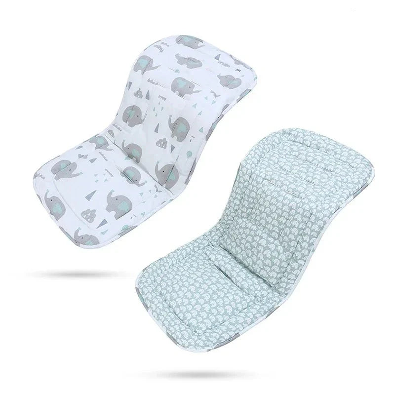 Newborn essentials: all-season cotton stroller pad for ultimate infant comfort