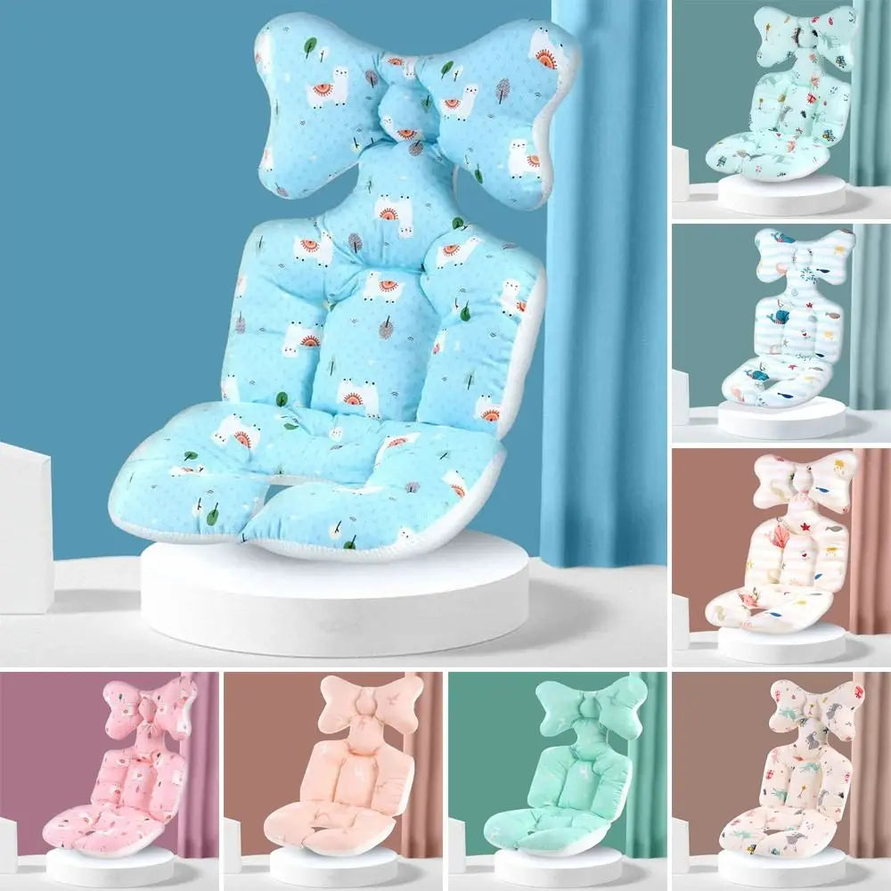 Baby stroller seat pad, soft cotton comfort cushion, breathable, infant support