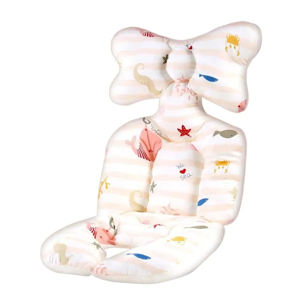 Infant comfort cushion, cotton stroller liner, soft support for babies