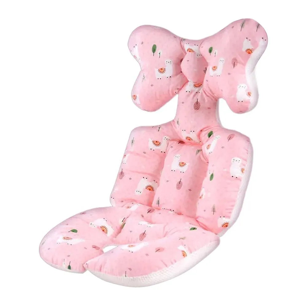 Baby transport cushion, soft cotton, improves infant stroller comfort