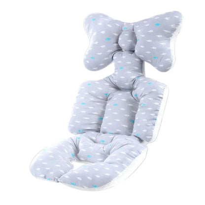 Comfortable cotton stroller liner, keeps baby cool and cozy in their seat