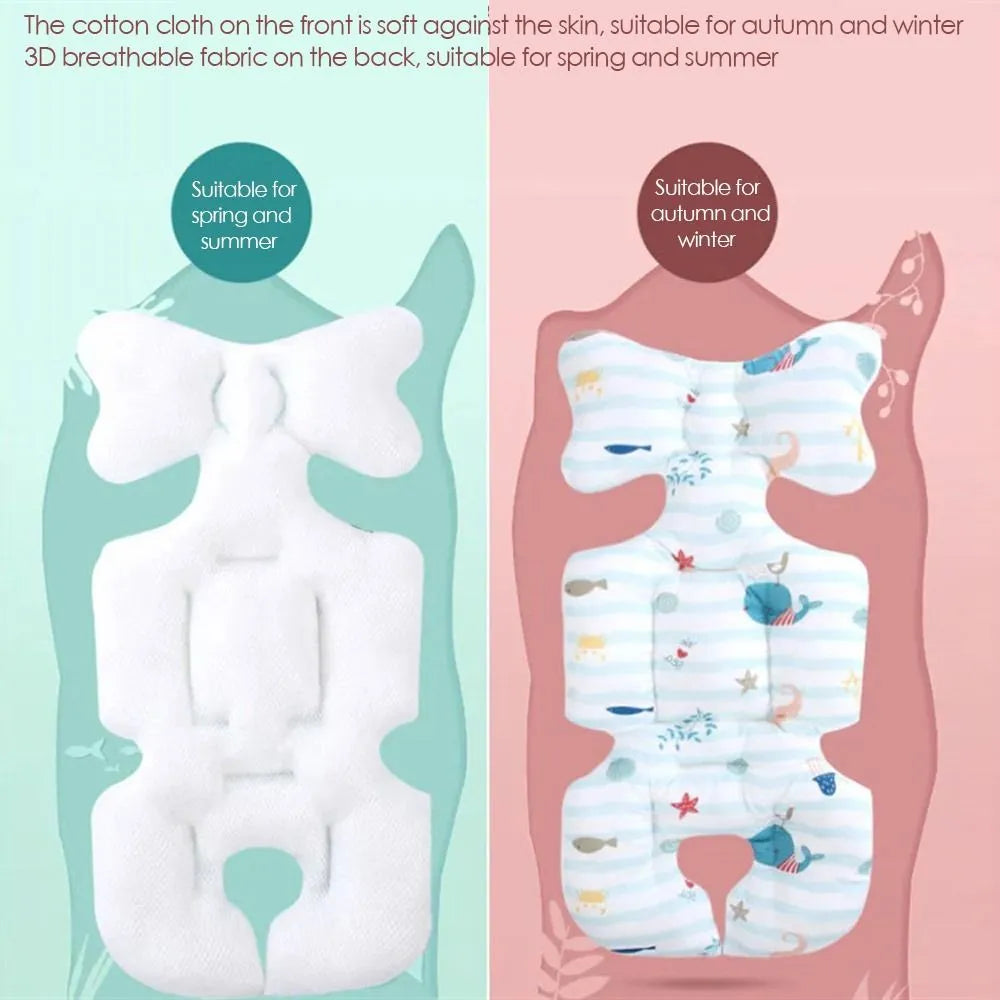 Baby product, cotton seat pad for stroller, essential for travel comfort