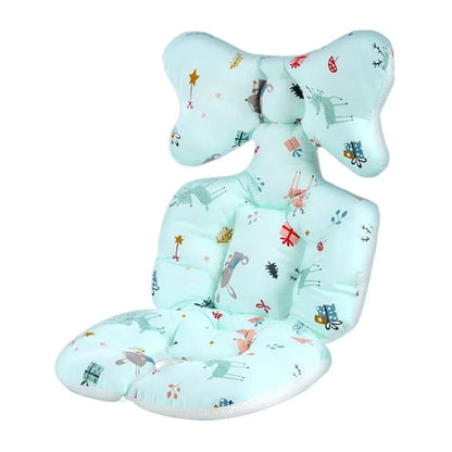 Toddler stroller cushion, cotton comfort pad, enhances baby travel