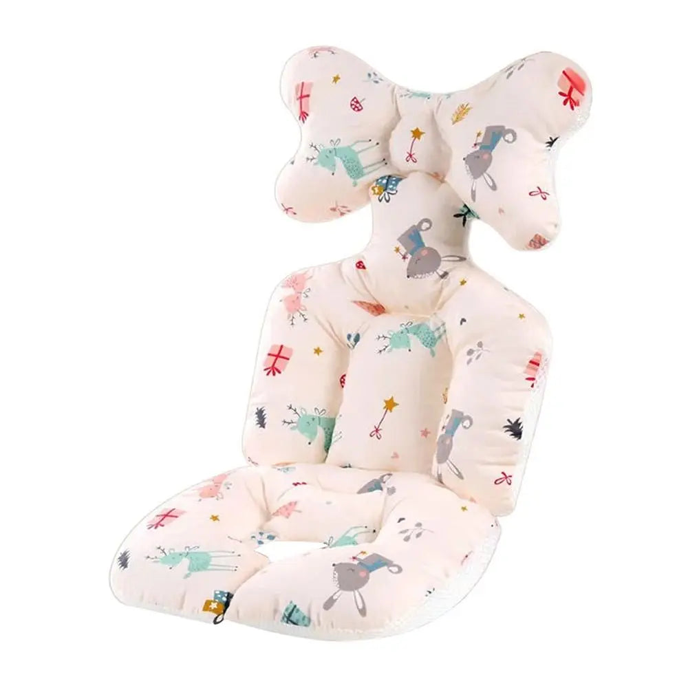 Baby gear, cotton stroller seat pad, gentle comfort for little ones