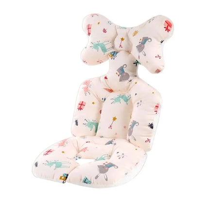 Baby gear, cotton stroller seat pad, gentle comfort for little ones